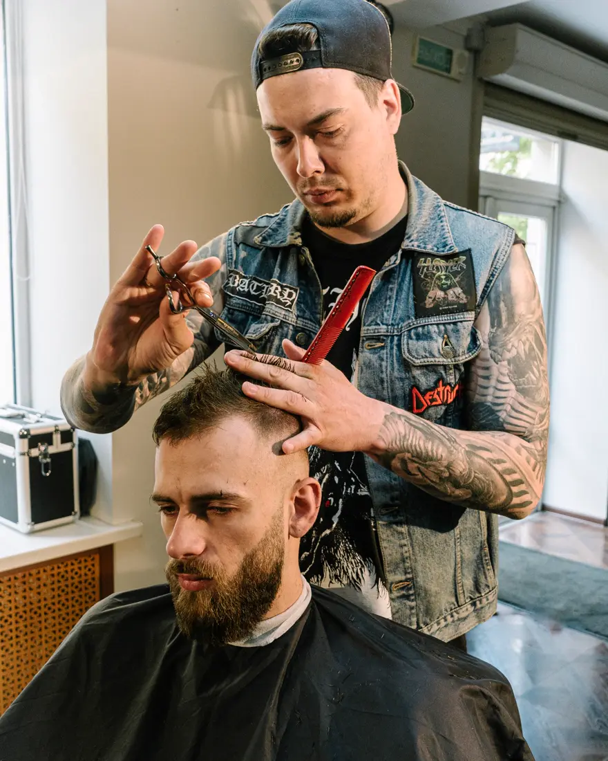 Corte na tesoura